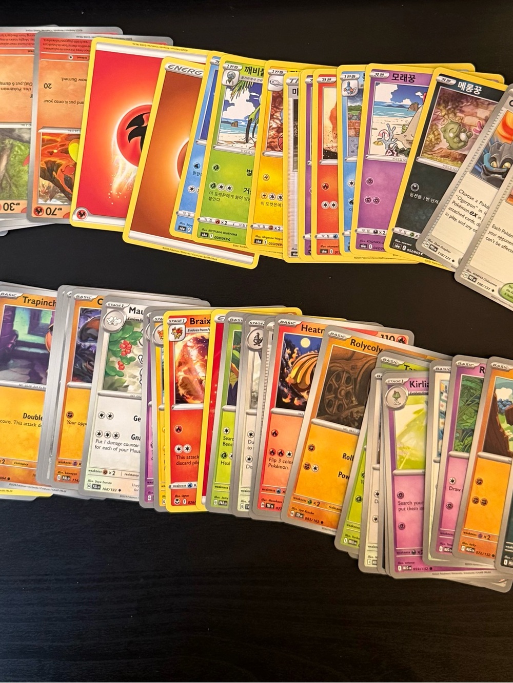 Pokemon TCG Mixed Card Lot 60 - Cards and Pokemon Go Metal Card Case